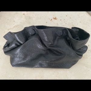 Anthropologie black clutch